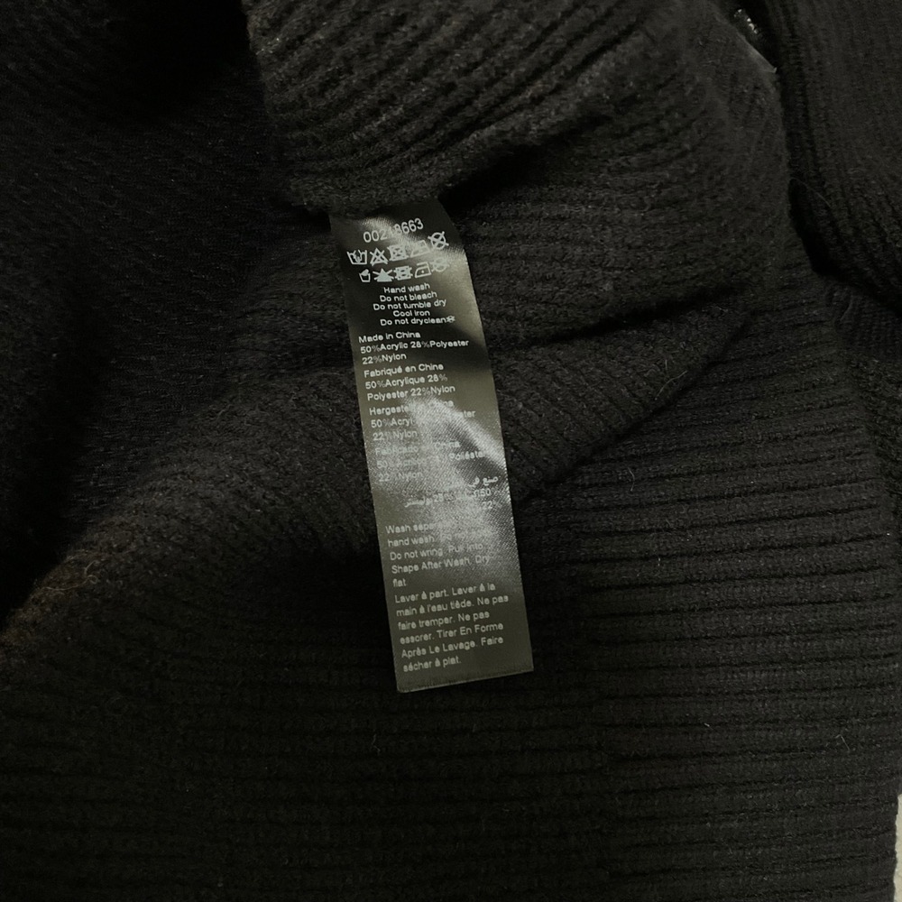 City Chic Black Ribbed Cold Shoulder Sweater Dress Plus Size L/20 - Picture 4 of 8